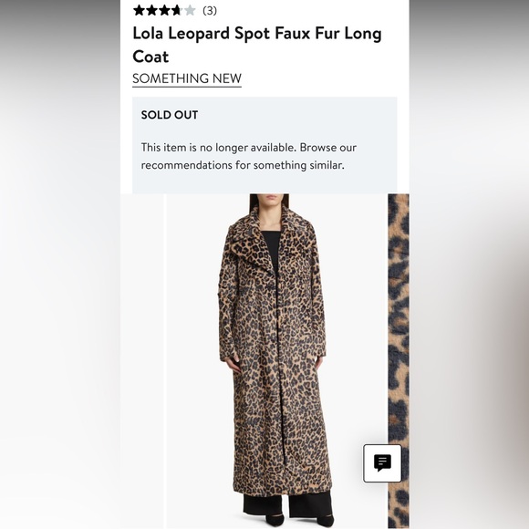 Nordstrom Leopard Spot Faux Fur Long Coat - Picture 5 of 7